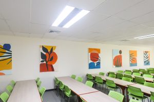 Soundproof refectory ceiling 02