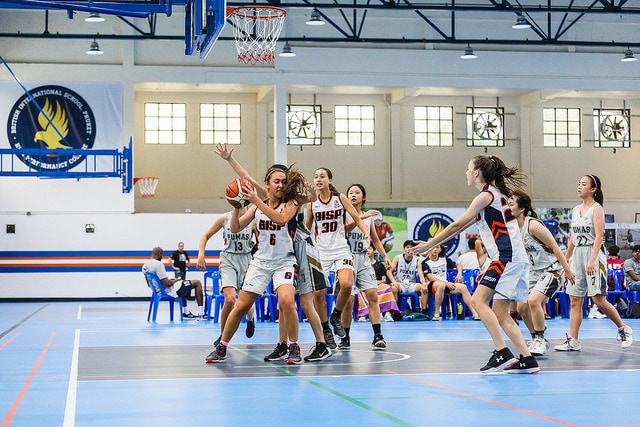 Basketball in Sports Hall