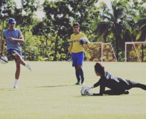 Pedro De Souza training at BISP