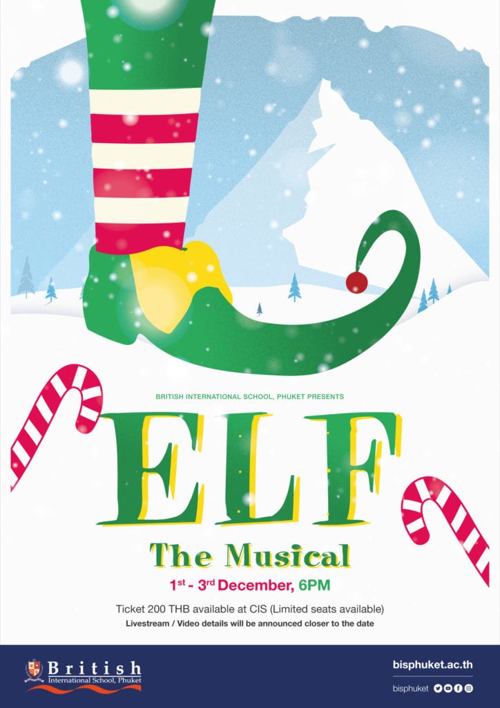Elf the musical poster