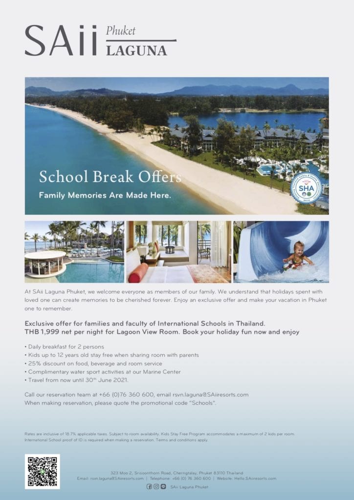 SAii Phuket School Holiday Offer