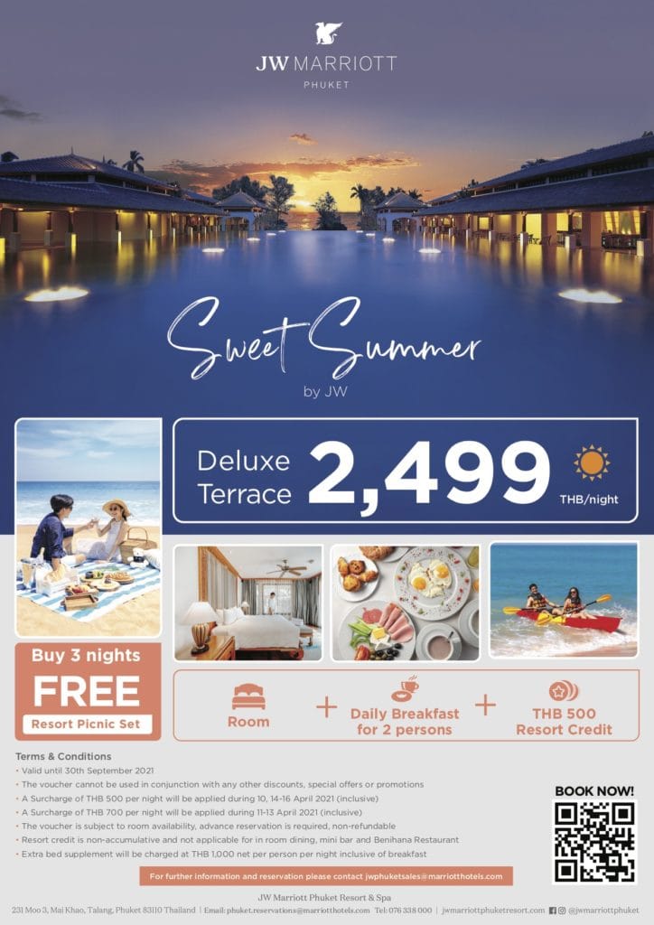 Sweet Summer Package at THB 2499 Net