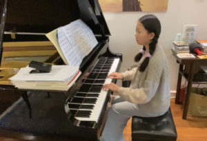 Zoe on Piano