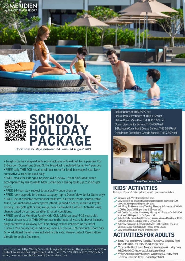 Le Meridien Phuket School Holiday Package 202 English