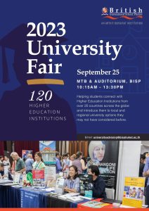 University Fair poster 2023