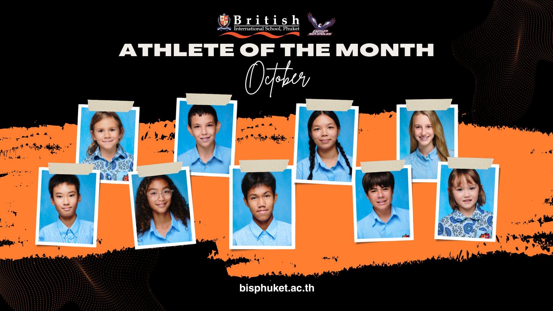 October 2023 StudentAthlete of the Month British International