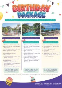 Centara Resorts Phuket Birthday package